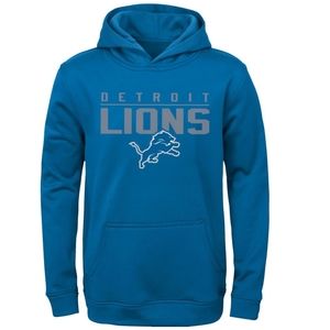 NFL Team Apparel Youth Detroit Lions Pace Set Blue